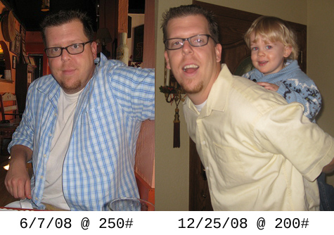 For a more embarrassing angle, here are some before and after pictures… or 